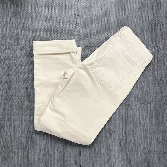 Kut from the Kloth Cream Corduroy Kelsey Bootcut Trouser Pant Size 6 NWOT